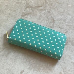 *Deux Lux* Like new! Mint Teal Green Wallet with Soft Gold